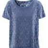 H&m Top in Blue (denim) - Lyst