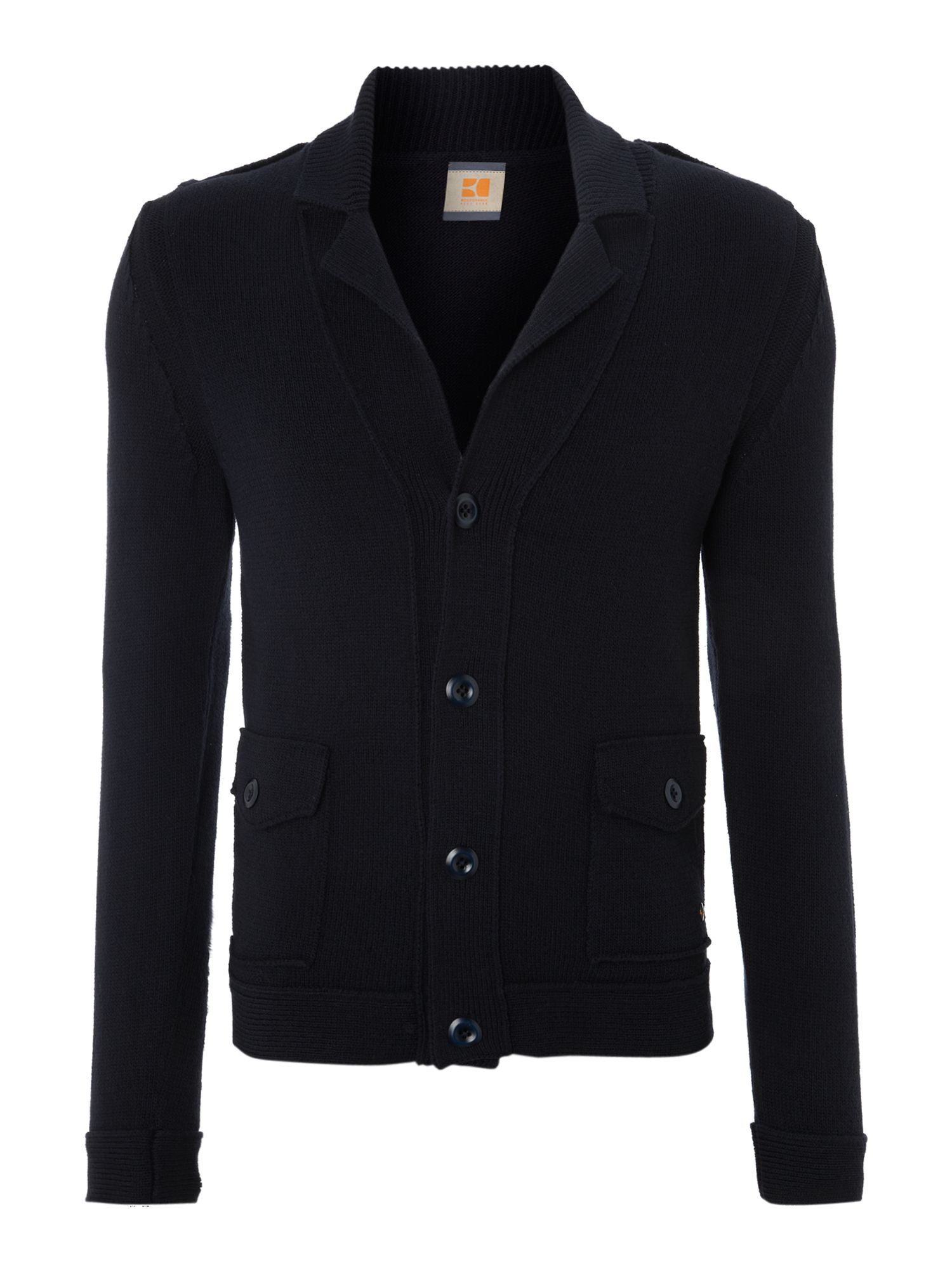 hugo boss full zip cardigan