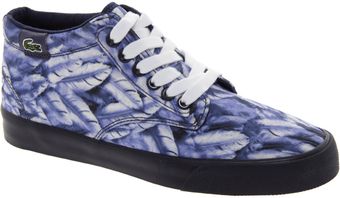Lacoste Lacoste Live Barbados Mid Feather Print Trainers - Lyst