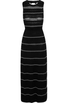 M Missoni Knitted Cotton-Blend Maxi Dress - Lyst