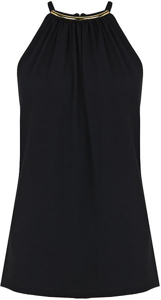 Michael Kors Jersey Necklace Top - Lyst
