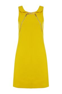 Michael Kors Zipped Shift Dress - Lyst