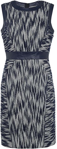 Milly Combo Trim Sheath Dress - Lyst