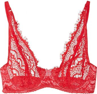 Mimi Holliday By Damaris Frappe Softcup Triangle Lace Bra - Lyst