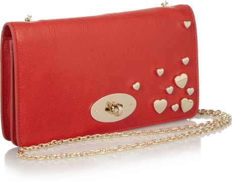 mulberry bayswater clutch red