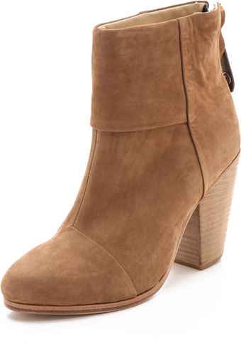 Rag & Bone Classic Newbury Booties in Nubuck - Lyst