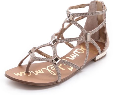 sam edelman nude strappy heels