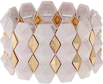 Topshop Pyramid Stretch Bracelet - Lyst
