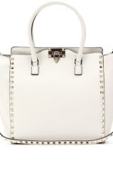 Valentino Rockstud Leather Tote