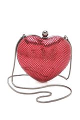 Whiting & Davis Charity Heart Clutch