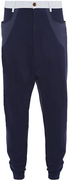 Vivienne Westwood Low Rise Panel Trousers - Lyst