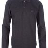 Dolce & Gabbana Long Sleeve Polo Shirt in Gray for Men (grey) - Lyst