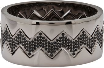 Eddie Borgo Pave Bear Trap Bracelet - Lyst