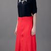 Marni Embellished Crepe Dress in Red (black) - Lyst
