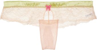 Mimi Holliday By Damaris Lace and Silk Satin Briefs - Lyst