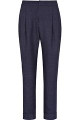 Reiss Hilda Cuffed Cropped Trousers
