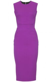 Victoria Beckham Double Crepe Tailored Dress - Lyst