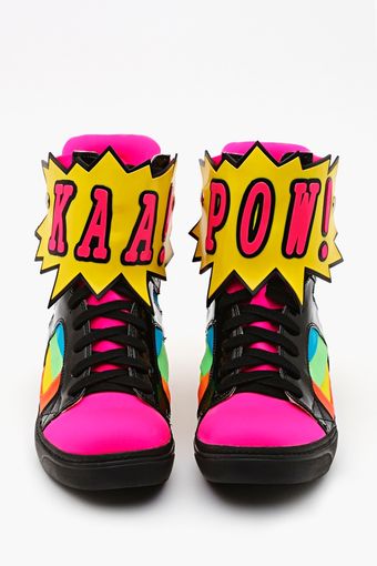 Nasty Gal Wordz Sneaker - Lyst