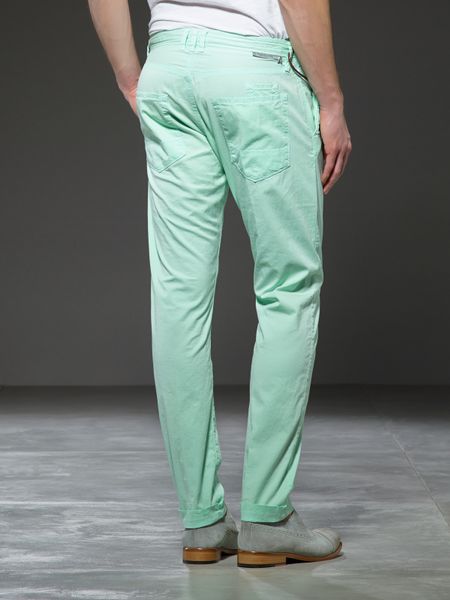 mint green chinos