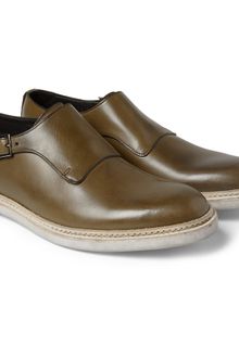Valentino Leather Monkstrap Shoes - Lyst