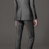 Burberry Slim Fit Wool Mohair Suit in Gray for Men (mid grey) - Lyst