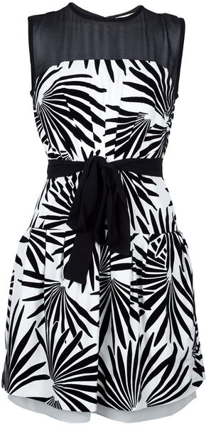 Diane Von Furstenberg Yarra Printed Dress - Lyst