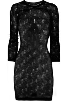 Isabel Marant Manon Laddered Openknit Mini Dress - Lyst