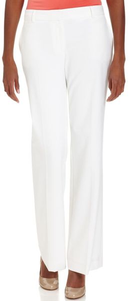 Jones New York Straight-leg Trousers - Lyst