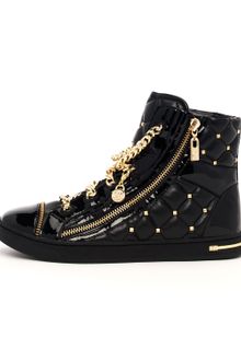 Michael by Michael Kors Chainlace Quilted Hightop - Lyst