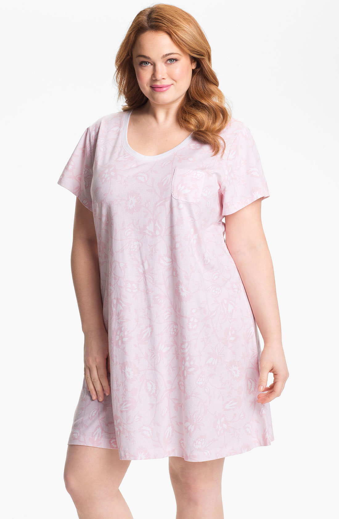 Carole Hochman Designs Short Sleeve Sleep Shirt Plus in (end of color