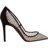 Christian Louboutin Pin Toe Pumps in Transparent (black) - Lyst