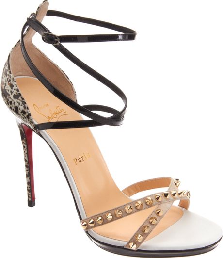 christian louboutin strappy heel