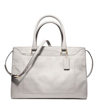 Coach Legacy Pinnacle Elevated Goat Leighton Frame Carryall - Lyst