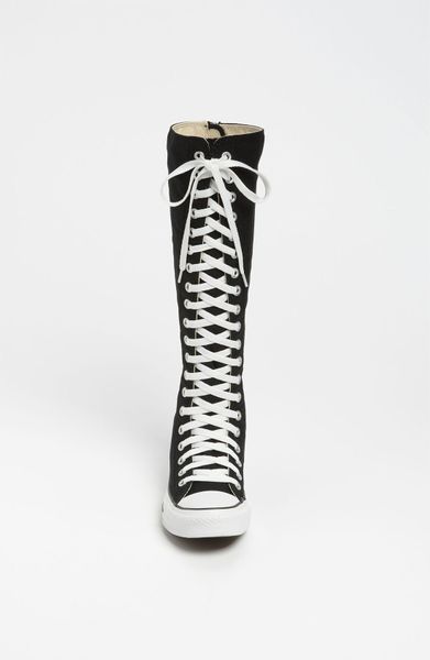 black converse knee high