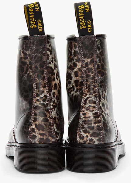 leopard print dr martens boots