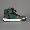 Lanvin Hightop Trainer in Green for Men (khaki) - Lyst