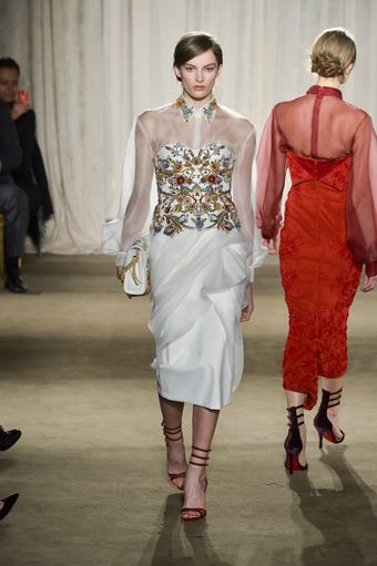 Marchesa Fall 2013 Runway Look 6 - Lyst