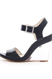 Michael by Michael Kors Lana Clearwedge Sandal - Lyst