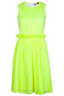 MSGM Pleat Dress - Lyst