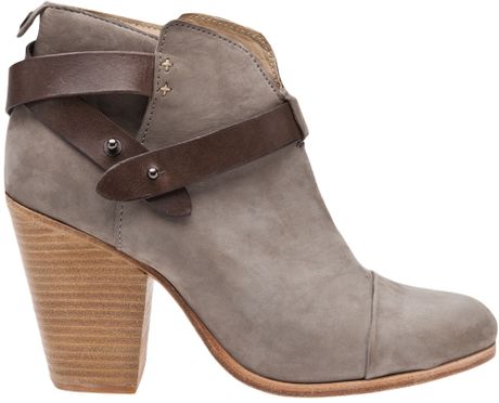 rag and bone grey booties