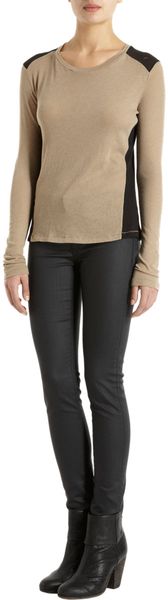 Rag & Bone Shadow Long Sleeve Tee - Lyst