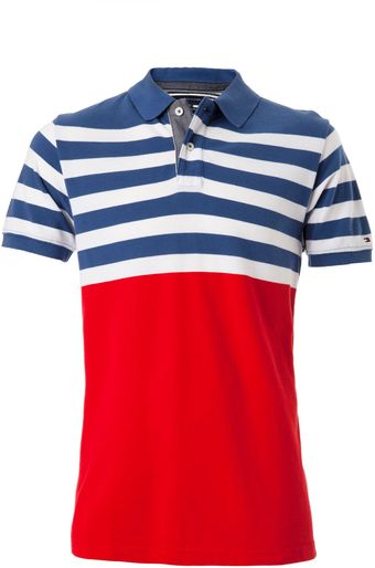 Tommy Hilfiger Arias England Stripe Polo - Lyst