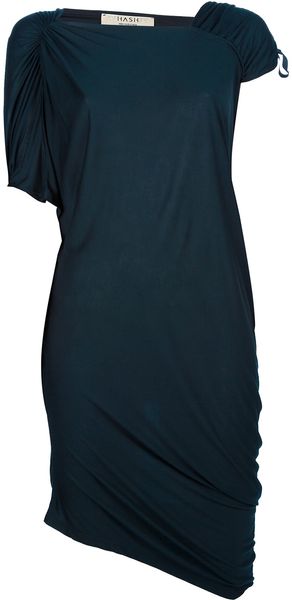 Avhash by Anne Valérie Hash Asymmetrical Shoulder Dress - Lyst