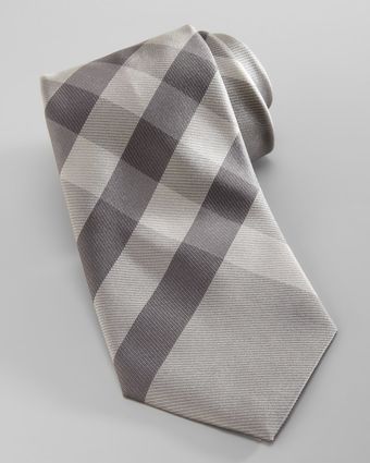 Burberry Check Silk Tie - Lyst