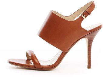 Kors By Michael Kors Hutton Leather Slingback Sandal - Lyst
