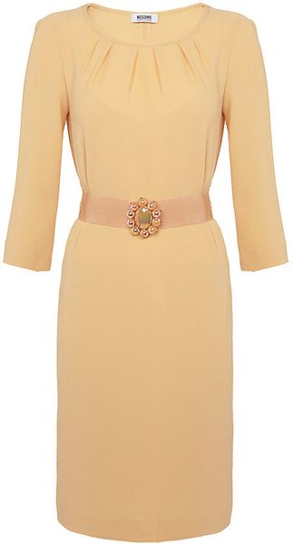 Moschino Cheap & Chic Crepe Shift Dress - Lyst