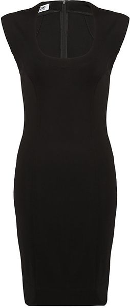Moschino Cheap & Chic Techno Jersey Shift Dress - Lyst