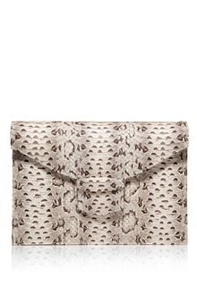 Oscar de la Renta Viper Small Grafton Clutch - Lyst