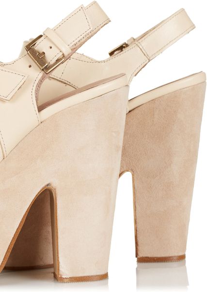 topshop flash mesh slingback heels