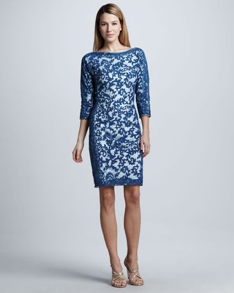 Tadashi Shoji Contourpanel Lace Cocktail Dress - Lyst